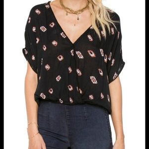Amuse Society Aztec Woven Top
